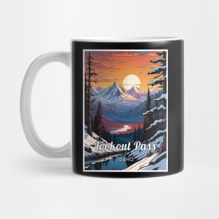 Lookout Pass ski Idaho usa Mug